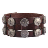 Bracelet de Force Biker avec Outils en Cuir