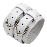 Bracelet de Force Blanc en Cuir - Mon Bracelet Homme