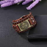 Bracelet de Force Celtique en Cuir - Mon Bracelet Homme