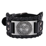 Bracelet de Force Celtique en Cuir - Mon Bracelet Homme
