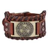 Bracelet de Force Celtique en Cuir