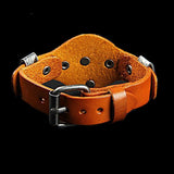 Bracelet de force Cerf en Cuir - Mon Bracelet Homme