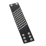 Bracelet de Force Champ de Rivets en Cuir - Mon Bracelet Homme