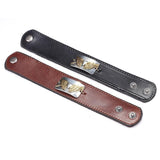 Bracelet de Force Cœur Ailé en Cuir - Mon Bracelet Homme