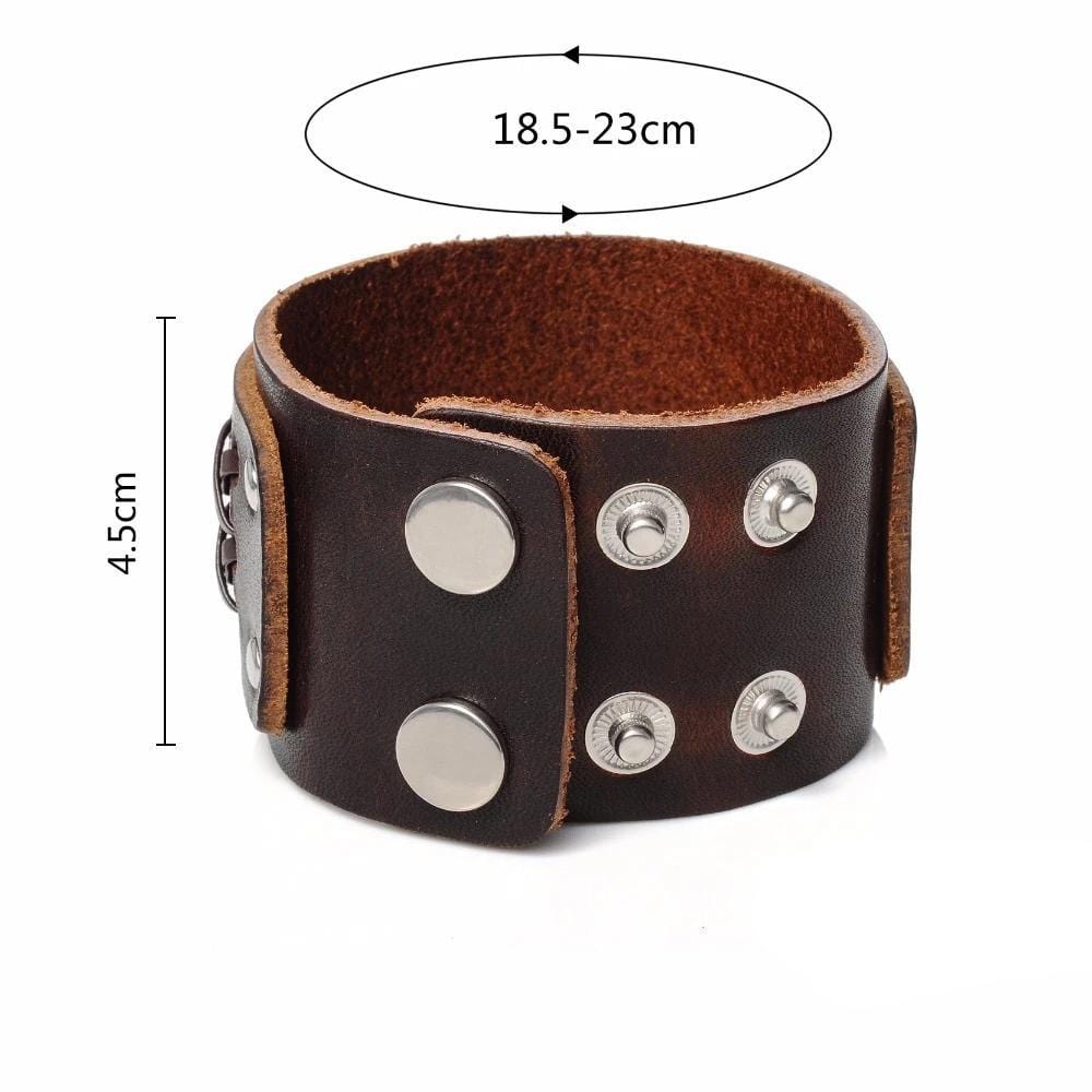 Bracelet de Force Confortable en Cuir - Mon Bracelet Homme