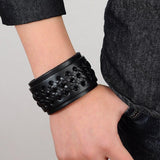 Bracelet de Force Confortable en Cuir - Mon Bracelet Homme