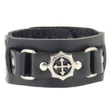 Bracelet de Force Confortable et Ajustable en Cuir
