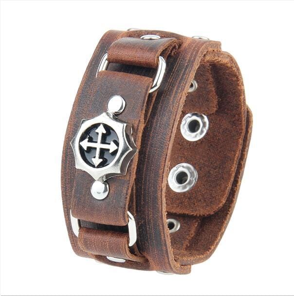 Bracelet de Force Confortable et Ajustable en Cuir - Mon Bracelet Homme