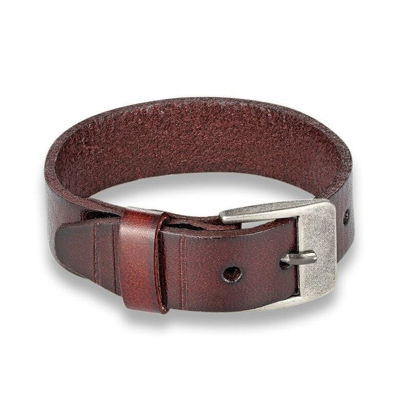 Bracelet de Force Création Originale en Cuir - Mon Bracelet Homme