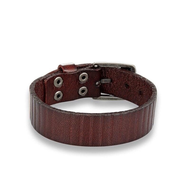 Bracelet de Force Création Originale en Cuir - Mon Bracelet Homme