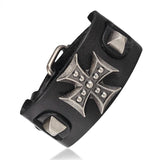 Bracelet de Force Croix de Malte avec Relief - Mon Bracelet Homme