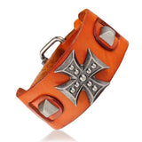Bracelet de Force Croix de Malte avec Relief - Mon Bracelet Homme