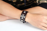 Bracelet de Force Croix de Malte avec Relief - Mon Bracelet Homme
