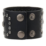 Bracelet de Force Croix Maltaise et Rivets - Mon Bracelet Homme