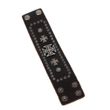 Bracelet de Force Croix Maltaise et Rivets - Mon Bracelet Homme