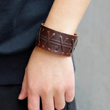 Bracelet de Force Cuir de Vache - Mon Bracelet Homme