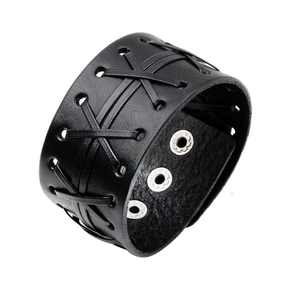 Bracelet de Force Cuir de Vache - Mon Bracelet Homme