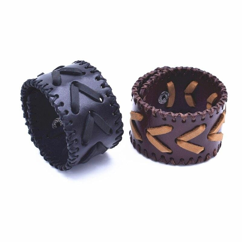 Bracelet de Force de Haute Qualité en Cuir - Mon Bracelet Homme