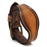 Bracelet de Force Design Ancien en Cuir