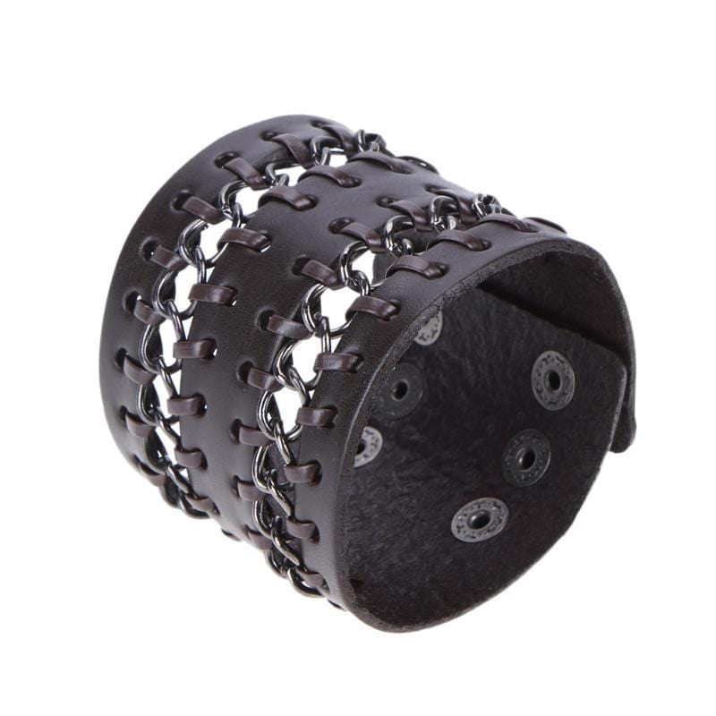 Bracelet de Force Design Intemporel en Cuir - Mon Bracelet Homme