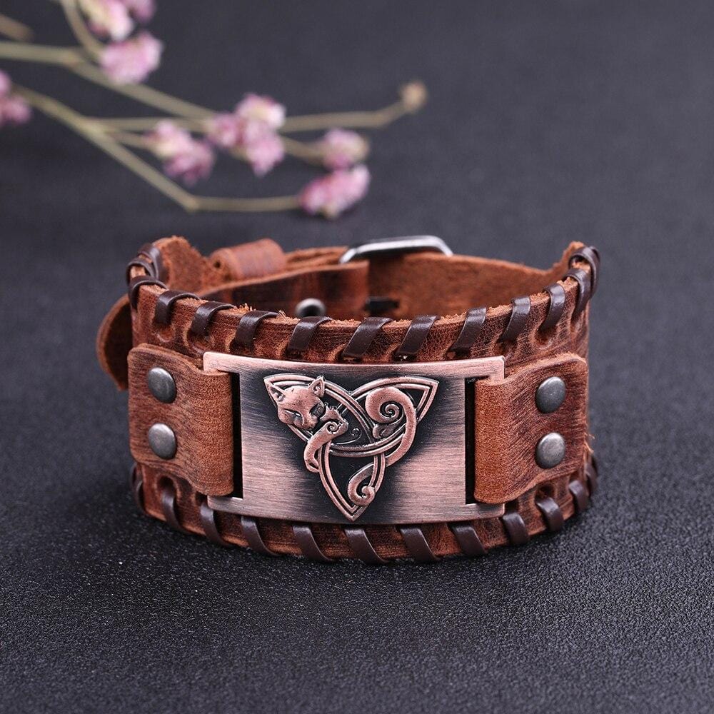 Bracelet de Force Design Masculin en Cuir - Mon Bracelet Homme