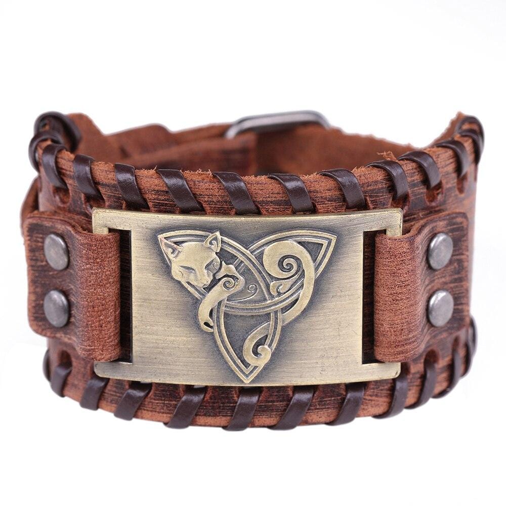 Bracelet de Force Design Masculin en Cuir - Mon Bracelet Homme