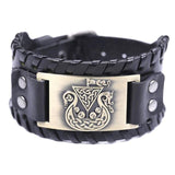 Bracelet de Force Drakkar en Cuir