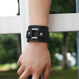 Bracelet de Force en Cuir pour Poignet - Mon Bracelet Homme