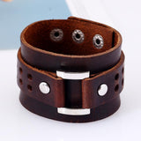 Bracelet de Force en Cuir pour Poignet - Mon Bracelet Homme