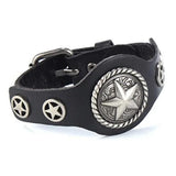 Bracelet de Force Etoile en Cuir