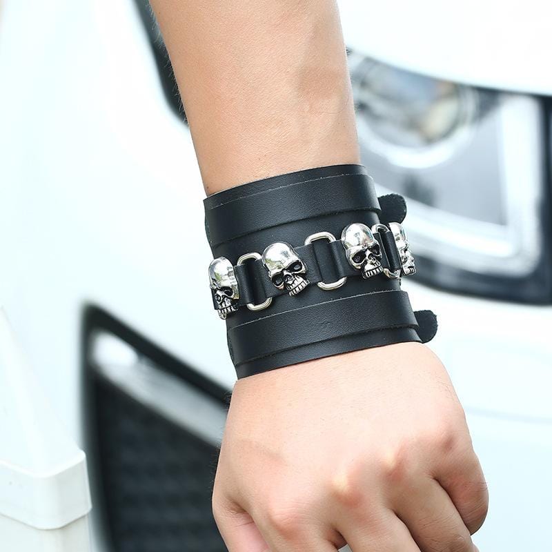 Bracelet de Force Fantaisie en Cuir - Mon Bracelet Homme