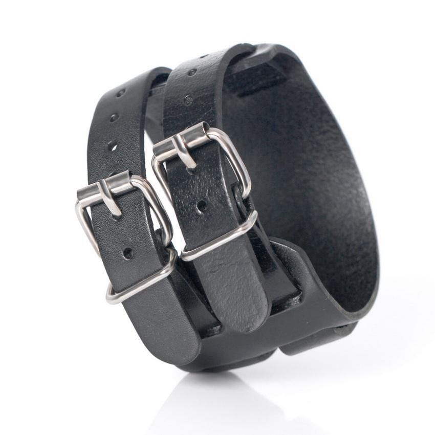 Bracelet de Force Fermeture Par Sangle en Cuir - Mon Bracelet Homme