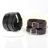 Bracelet de Force Fermeture Par Sangle en Cuir - Mon Bracelet Homme