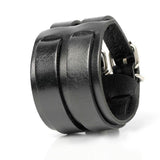 Bracelet de Force Fermeture Par Sangle en Cuir - Mon Bracelet Homme