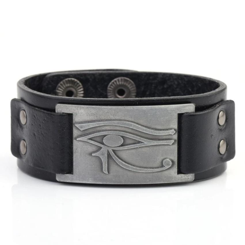 Bracelet de Force Finition Lisse en Cuir - Mon Bracelet Homme