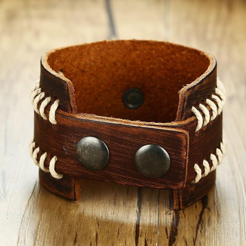 Bracelet de Force Haut de gamme en Cuir - Mon Bracelet Homme