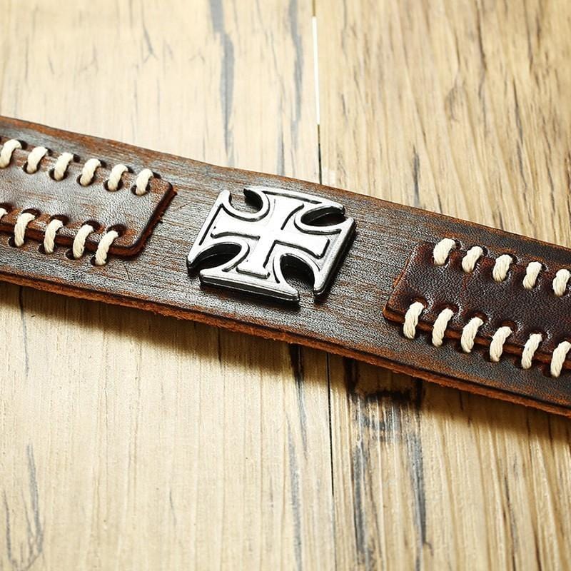Bracelet de Force Haut de gamme en Cuir - Mon Bracelet Homme