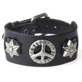 Bracelet de force Hippie en Cuir Homme