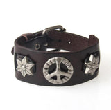 Bracelet de force Hippie en Cuir Homme - Mon Bracelet Homme