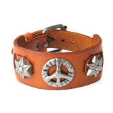 Bracelet de force Hippie en Cuir Homme - Mon Bracelet Homme