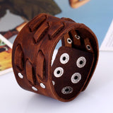 Bracelet de Force Homme 4cm de Large en Cuir - Mon Bracelet Homme