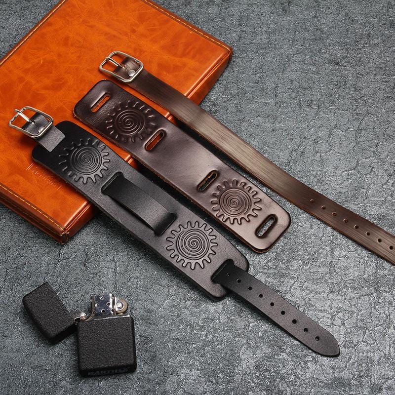 Bracelet de Force Homme Cowboy en Cuir - Mon Bracelet Homme