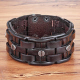 Bracelet de Force Homme Design Moderne en Cuir - Mon Bracelet Homme