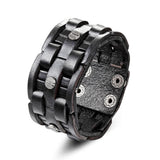 Bracelet de Force Homme Design Moderne en Cuir