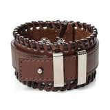 Bracelet de Force Homme en Cuir Ajustable