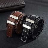 Bracelet de Force Homme en Cuir Ajustable - Mon Bracelet Homme