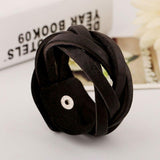 Bracelet de Force Homme Entrelacé en Cuir - Mon Bracelet Homme