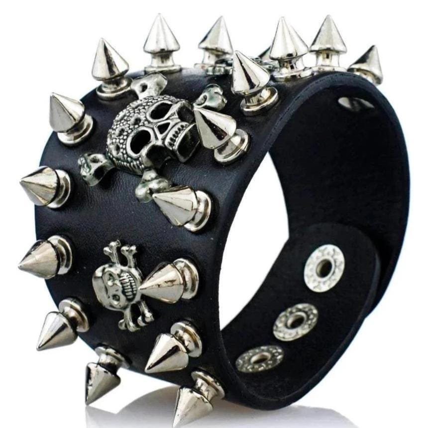 Bracelet de Force Homme Piques Gothique - Mon Bracelet Homme