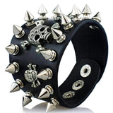 Bracelet de Force Homme Piques Gothique