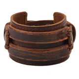 Bracelet de Force Homme pour Punk en Cuir - Mon Bracelet Homme
